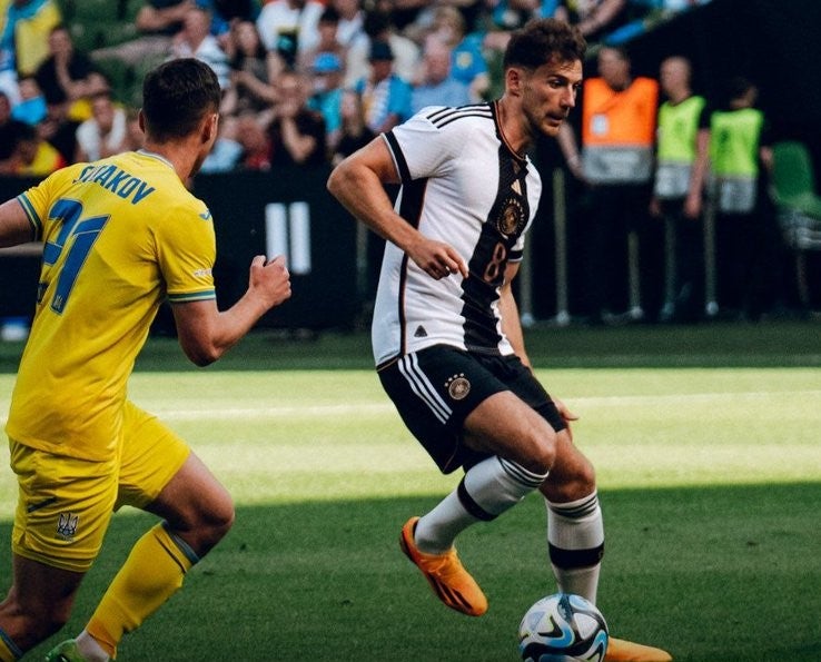 Leon Goretzka en el partido