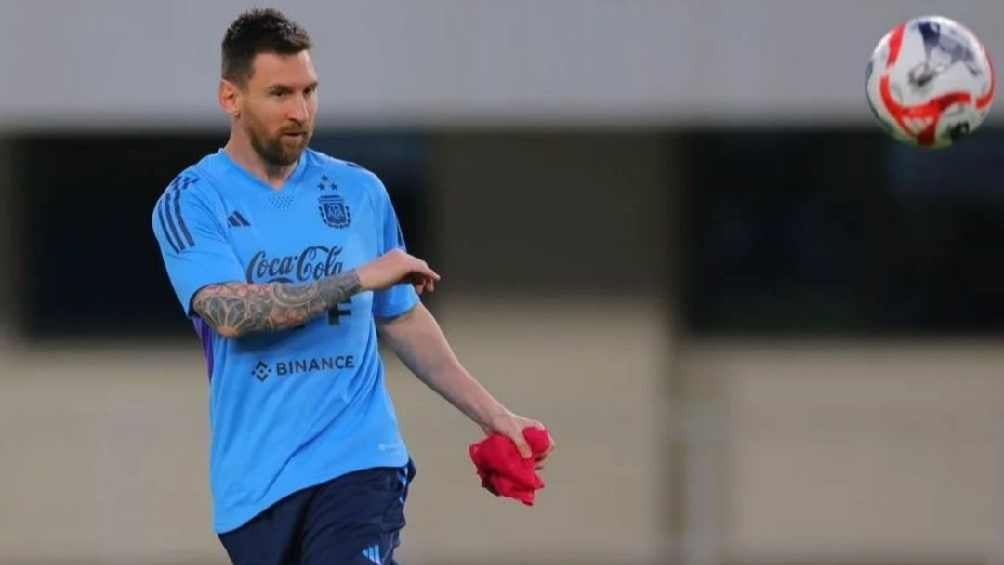 Messi ya está en China para la gira de su Selección