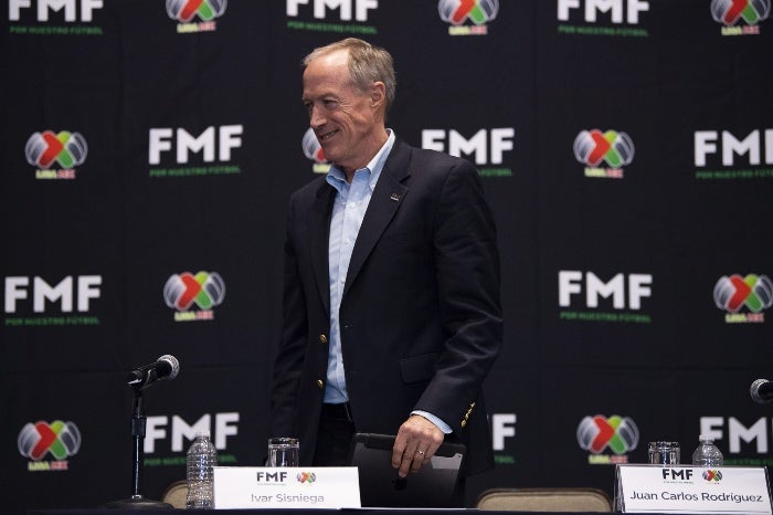 Sisniega en su presentación en la FMF