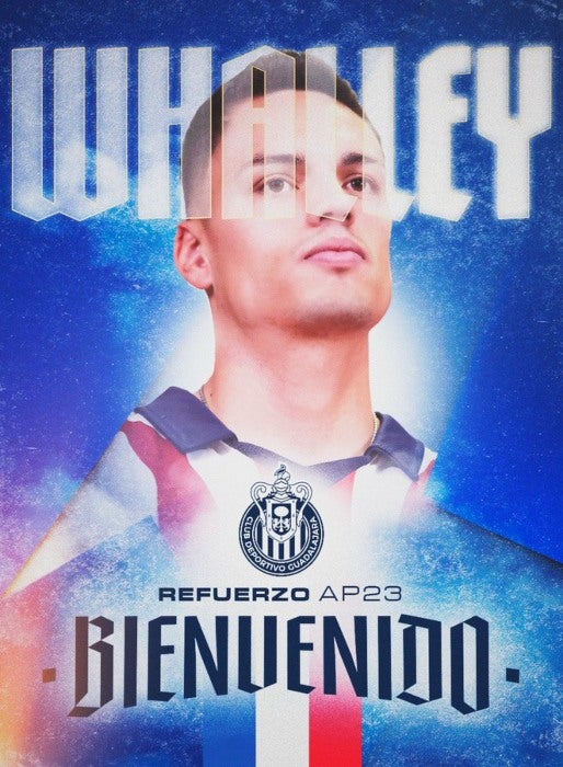 Whalley es nuevo refuerzo de Chivas