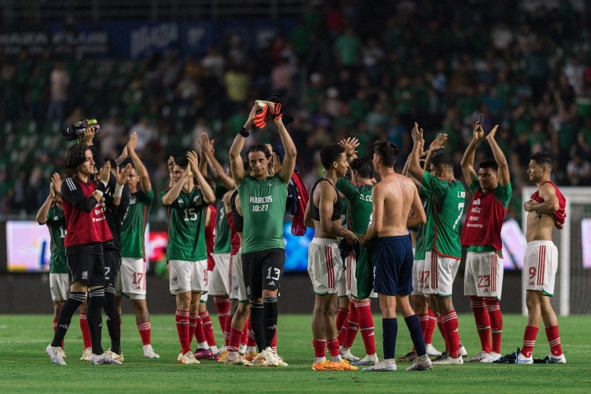 México en el juego ante Guatemala