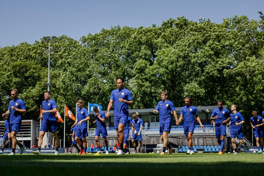 Países Bajos en entrenamiento