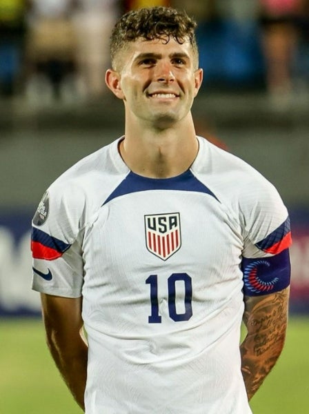 Pulisic en un partido de Estados Unidos