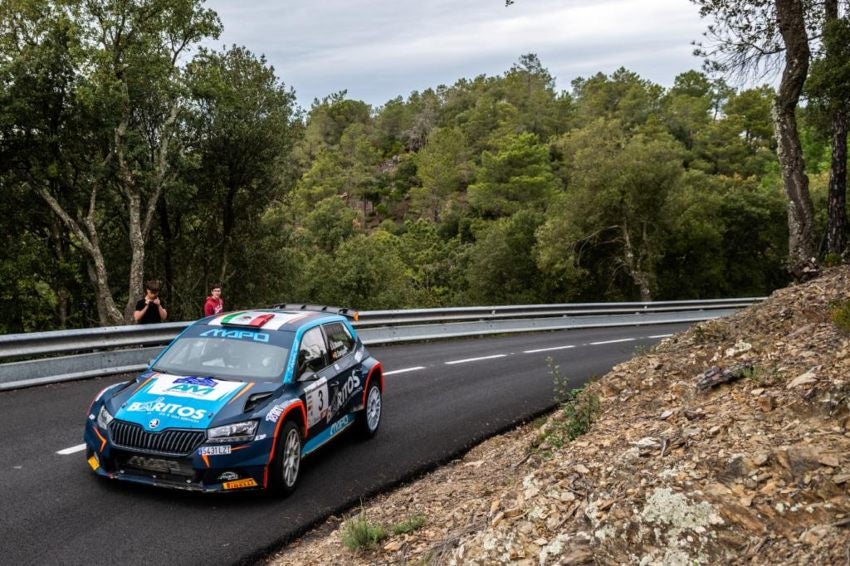 Alex Mauro en el FIA ERC