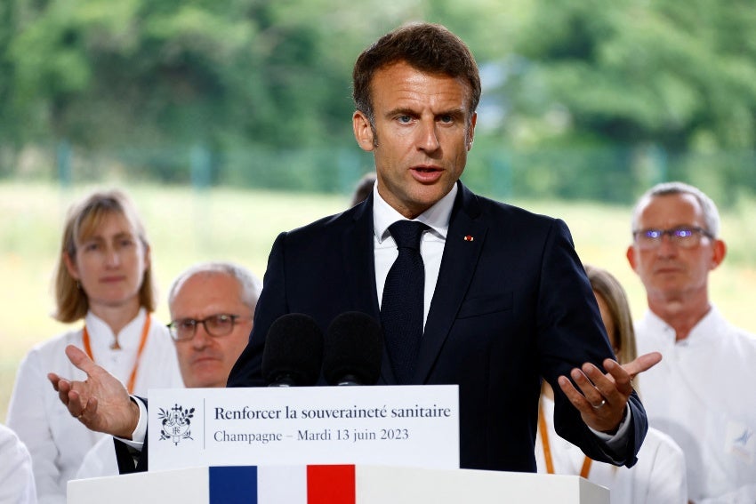 Macron, presidente de Francia