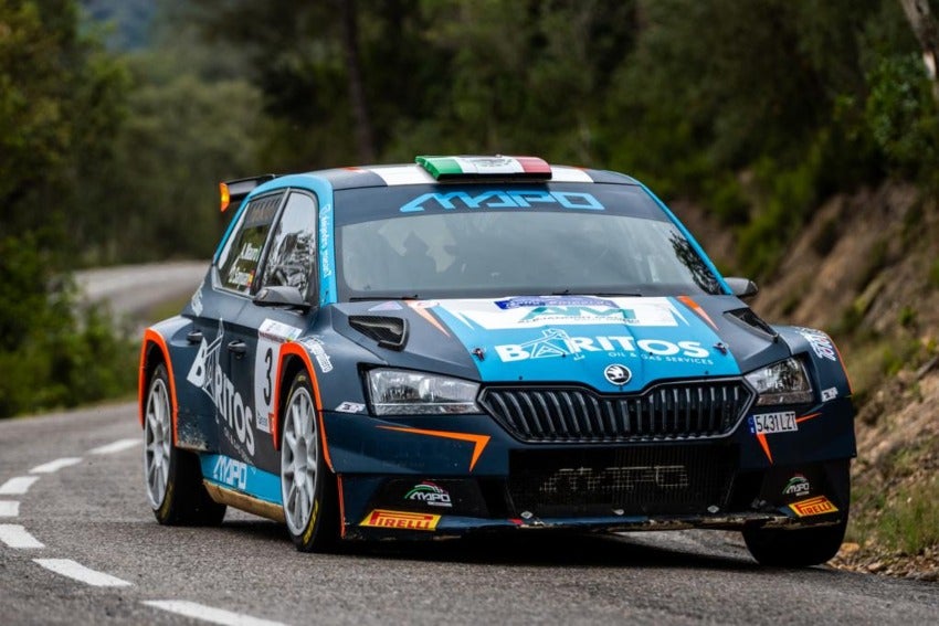 Alex Mauro en el FIA ERC