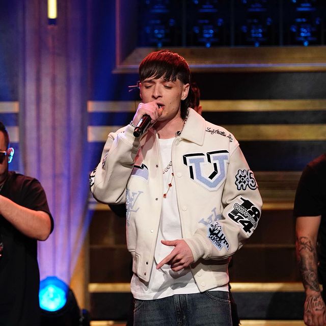 Peso Pluma en el programa de Jimmy Fallon