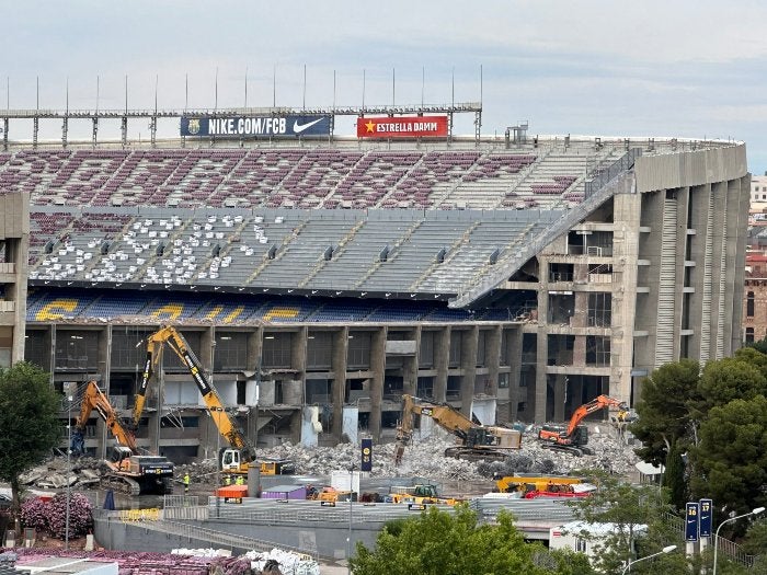 Así luce el Spotify Camp Nou actualmente