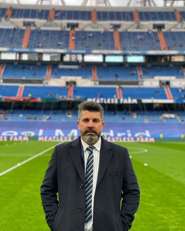 Christian Bragarnik en el Santiago Bernabéu