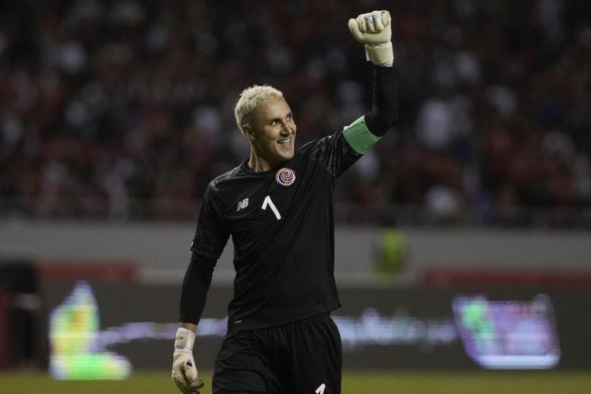 Keylor Navas jugando con la Selección de Costa Rica 