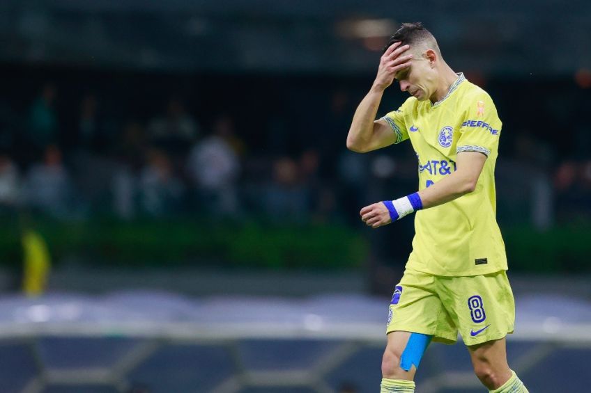 Álvaro Fidalgo durante la Semifinal de Vuelta contra Chivas