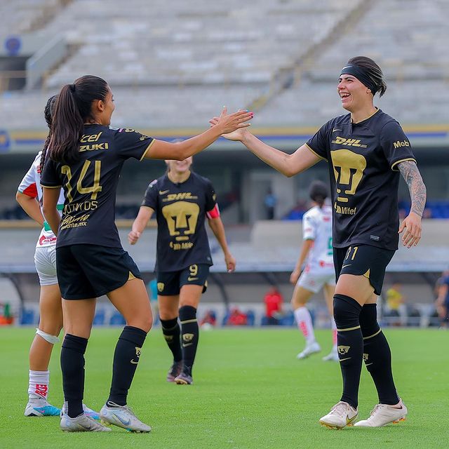 Jugadoras de Pumas en Liga MX Femenil