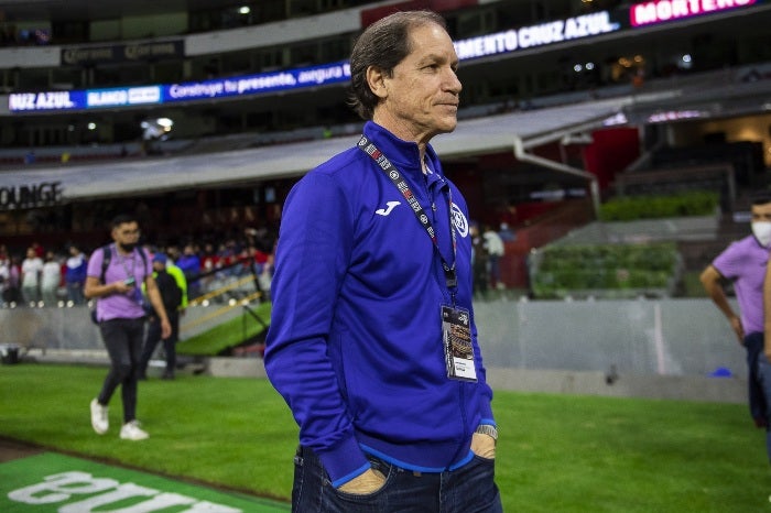 Jaime Ordiales durante un partido del Cruz Azul