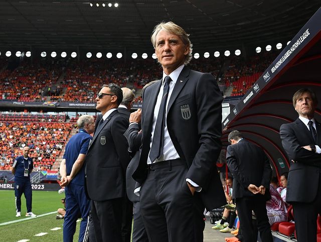 Roberto Mancini en el tercer lugar de Nations League