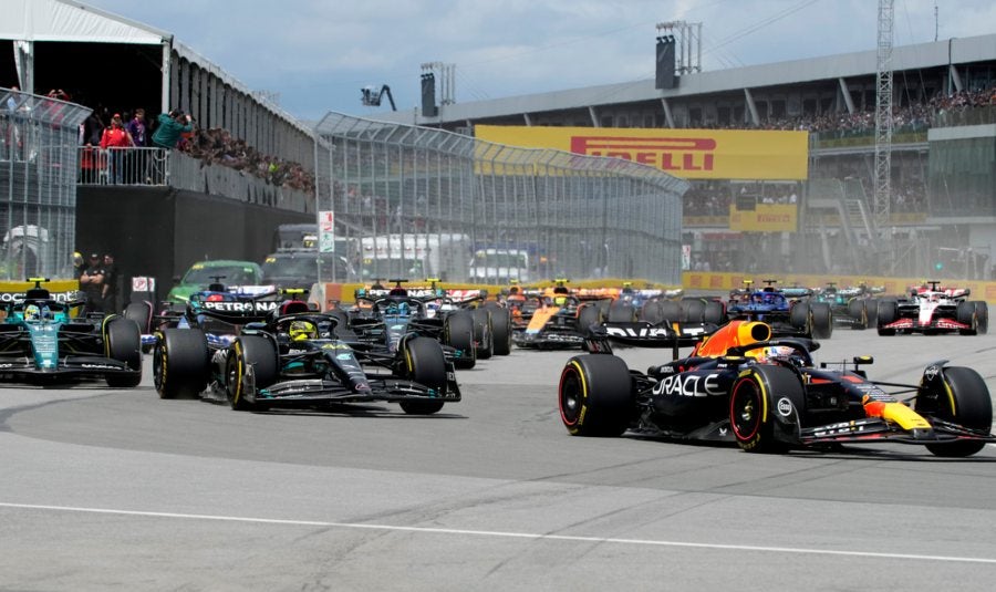 Largada del Gran Premio de Canadá