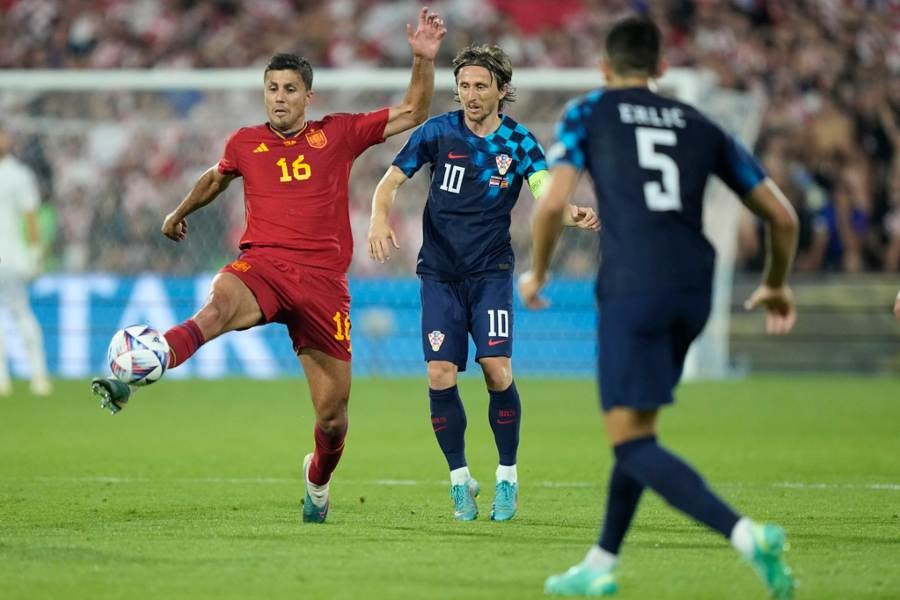 Rodri en la Final ante Croacia