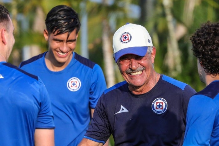 'Tuca' Ferretti en la pretemporada con el equipo