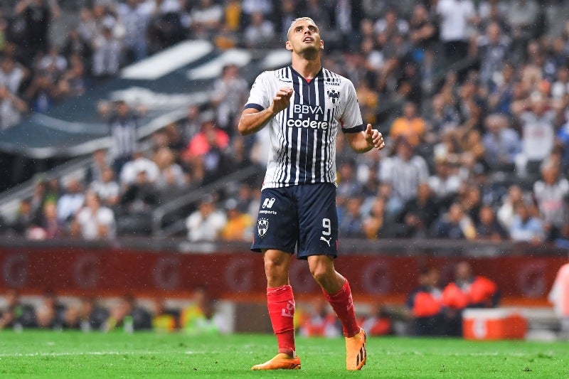 Berterame jugando con los Rayados de Monterrey 