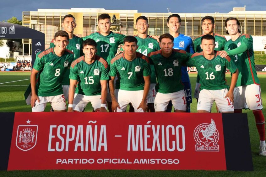 México Sub-23 previo a su duelo contra España en amistoso