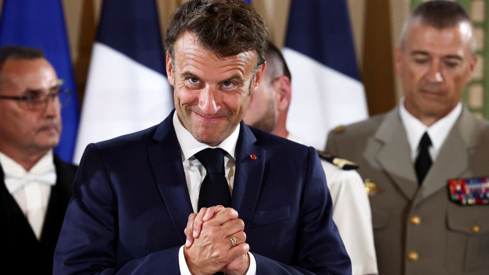 Emmanuel Macron, presidente de Francia