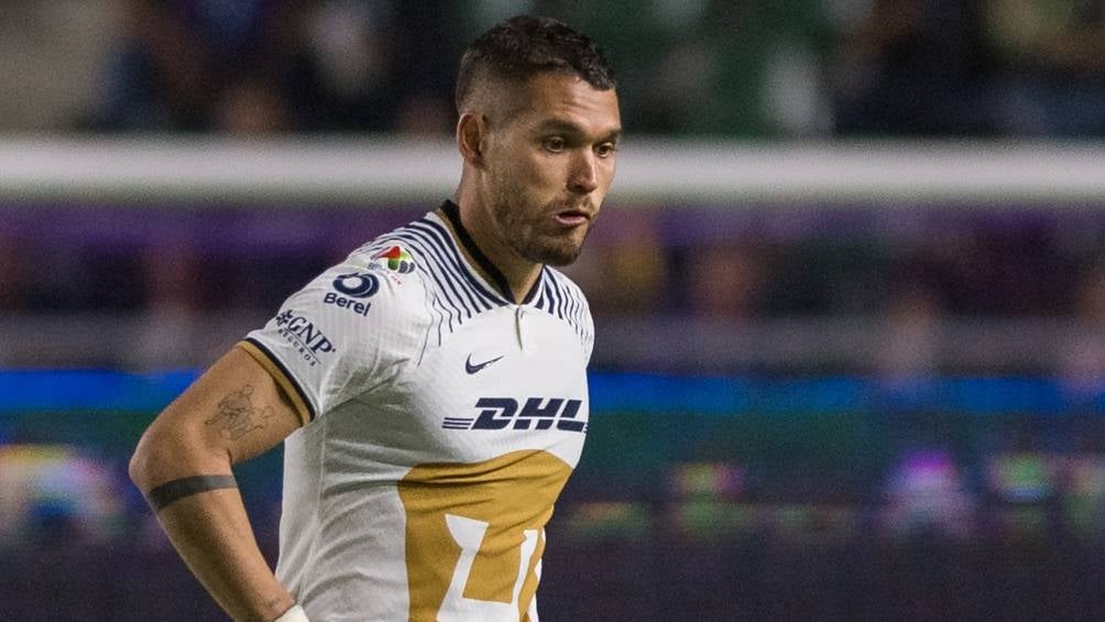 Nico Freire durante un partido con Pumas