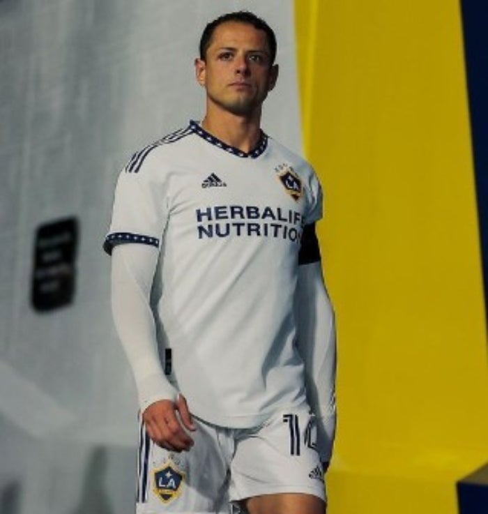 'Chicharito' vistiendo los colores del LA Galaxy 