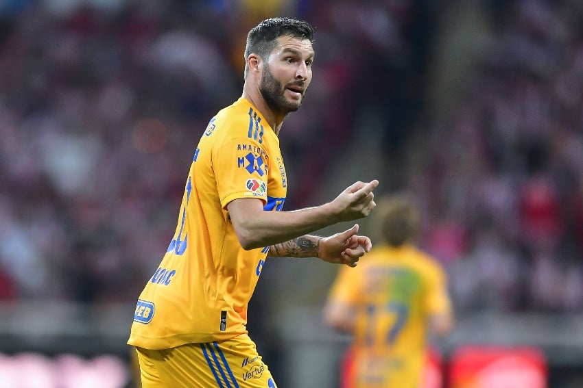 Gignac en un juego de Tigres