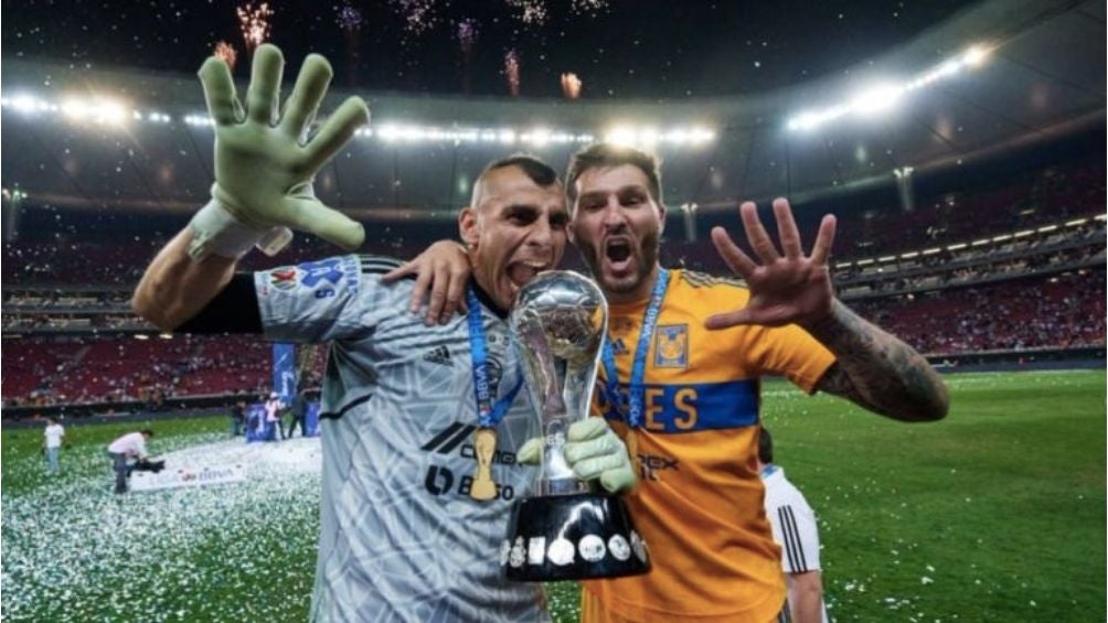 Gignac y Nahuel celebran el campeonato del Clausura 2023