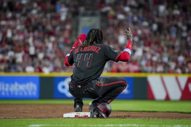 Elly De La Cruz con los Cincinnati Reds