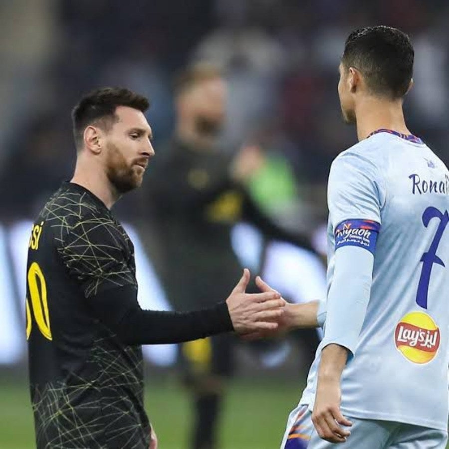 Messi y Cristiano en duelo entre el PSG y el Al-Nassr