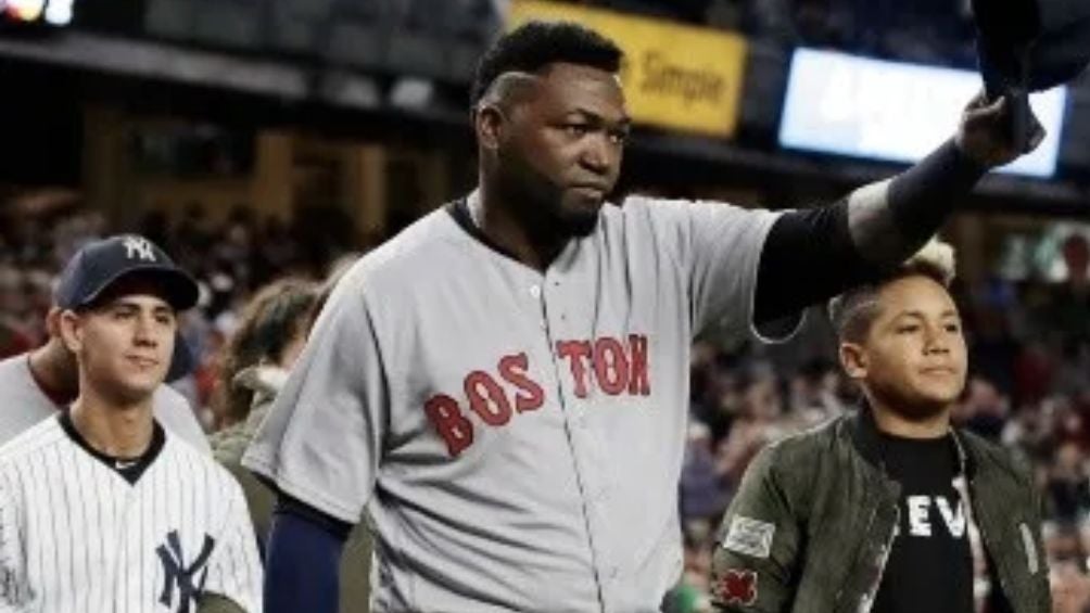 Ortiz en su retiro del Baseball