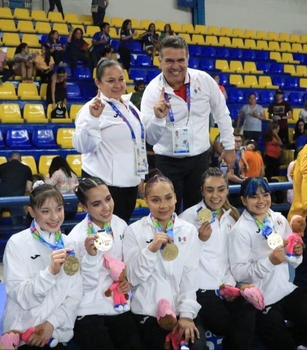 México conquista oro en gimnasia artística femenil en San Salvador 2023