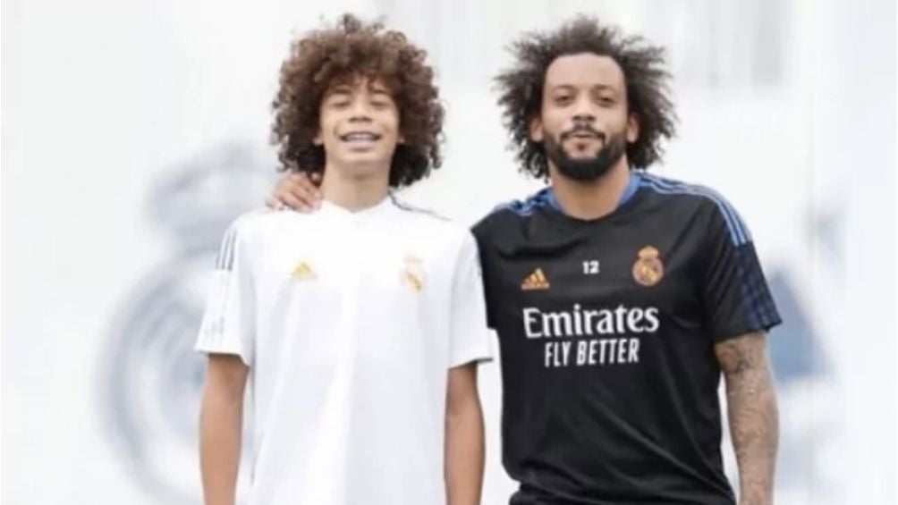 Enzo Vieira junto a Marcelo