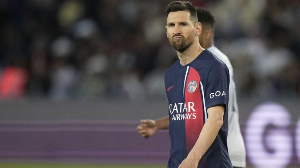 Messi en su época con e PSG