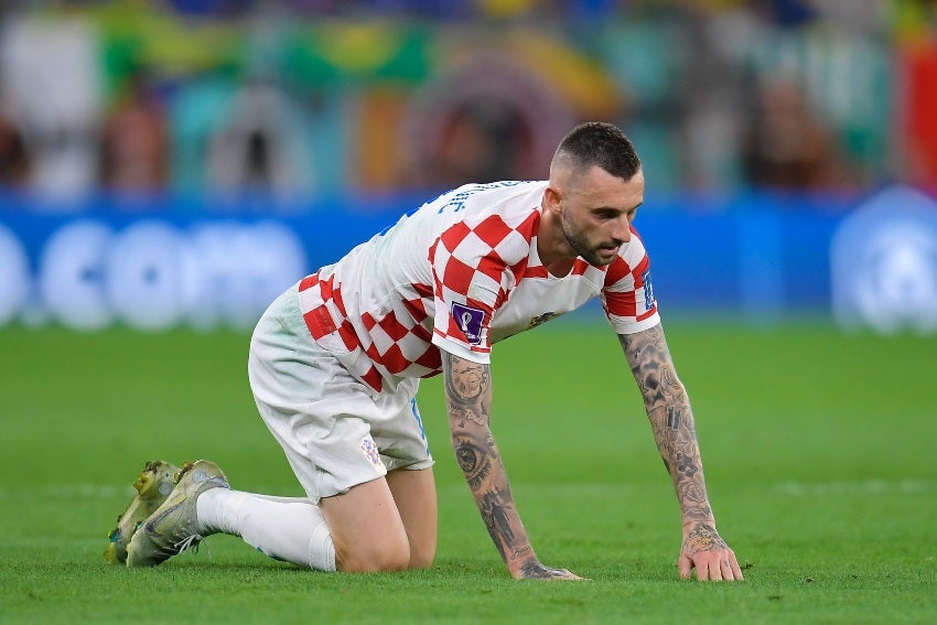 Brozović en el Mundial de Qatar 2022