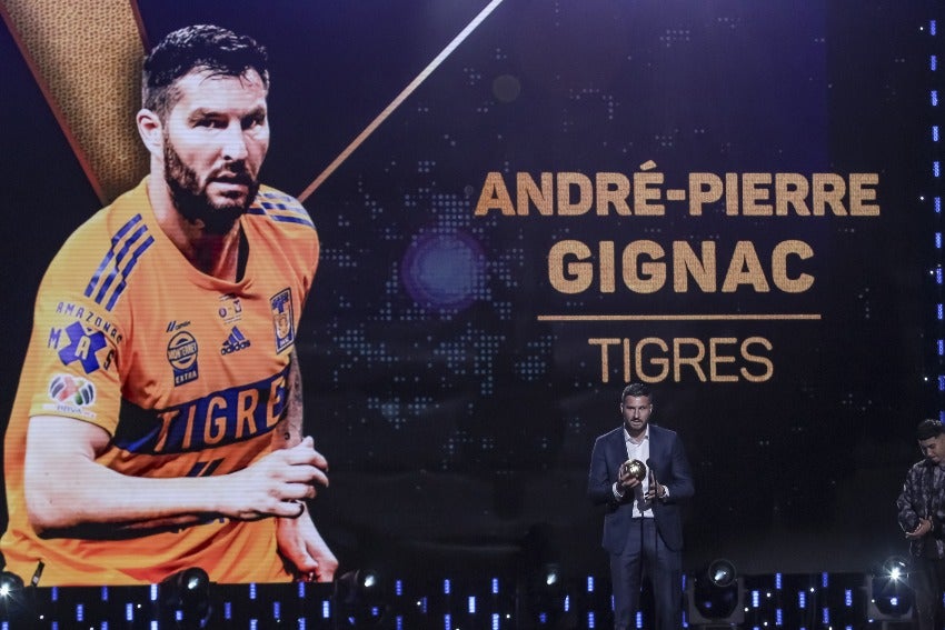 Gignac tras ganar su Balón de Oro