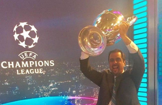 Diego Balado se hizo conocido gracias a la Champions League