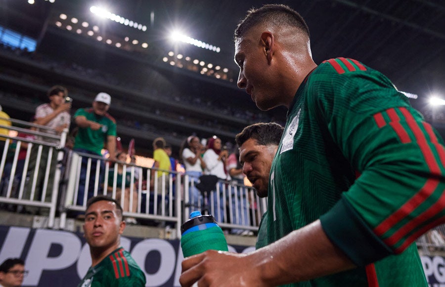 Romo al terminar el juego ante Honduras