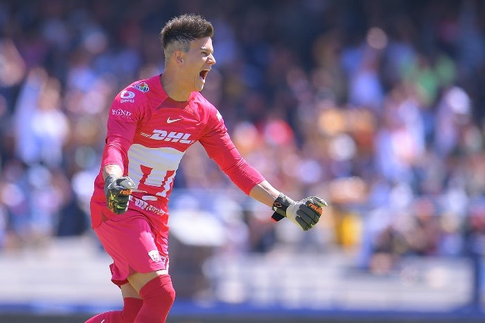 Sebastián Sosa celebra un gol