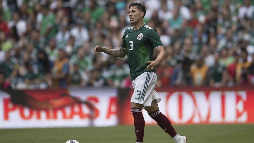 Carlos Salcedo durante el Mundial del 2018