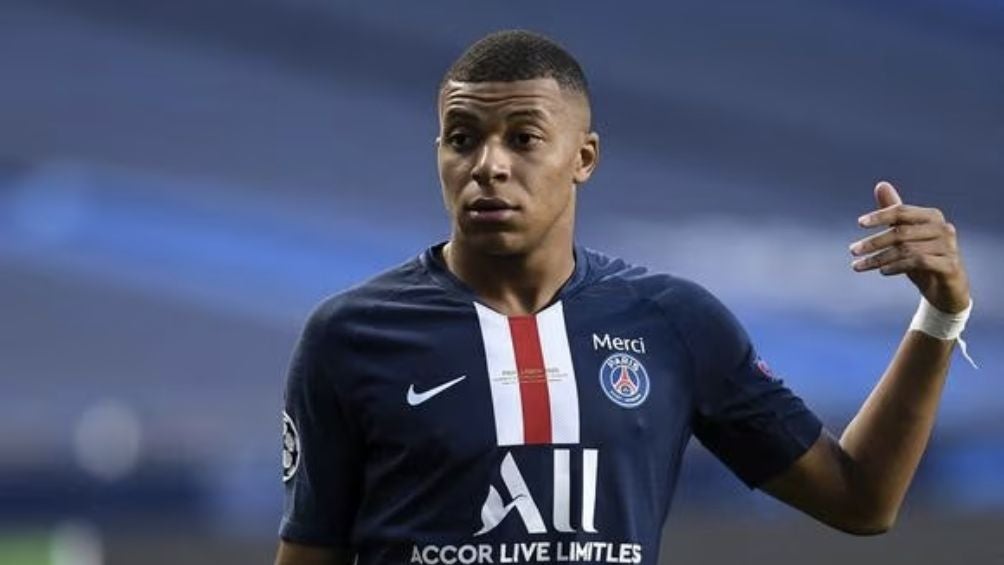 Mbappé con el PSG