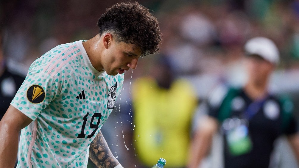 Jorge Sánchez tras el partido ante Haití