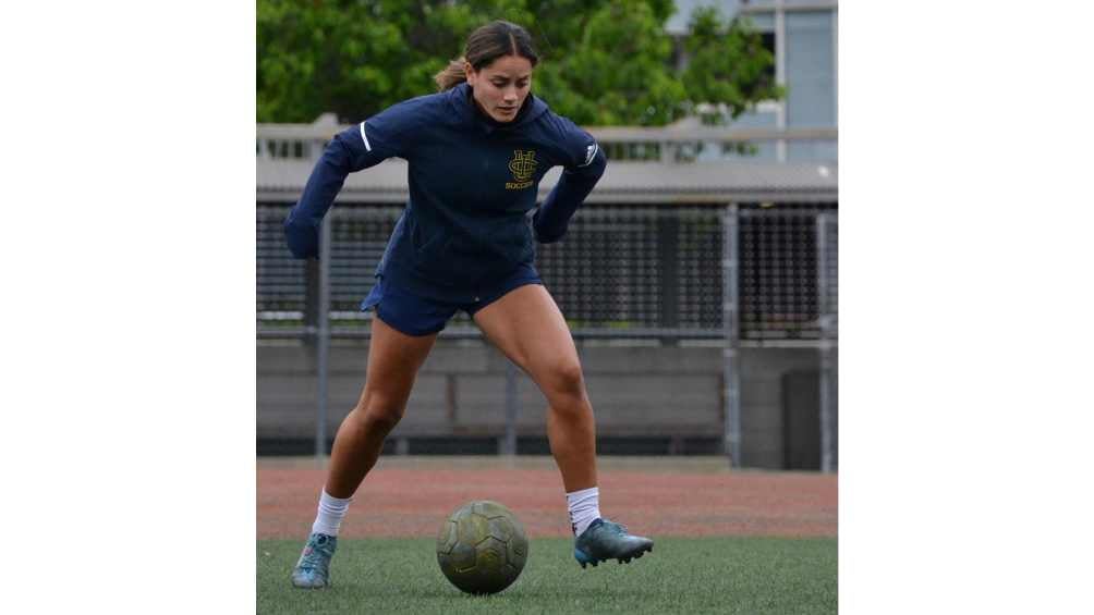 La futbolista jugó para la Universidad de Irvine