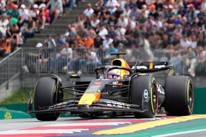 Verstappen durante el Gran Premio de Austria