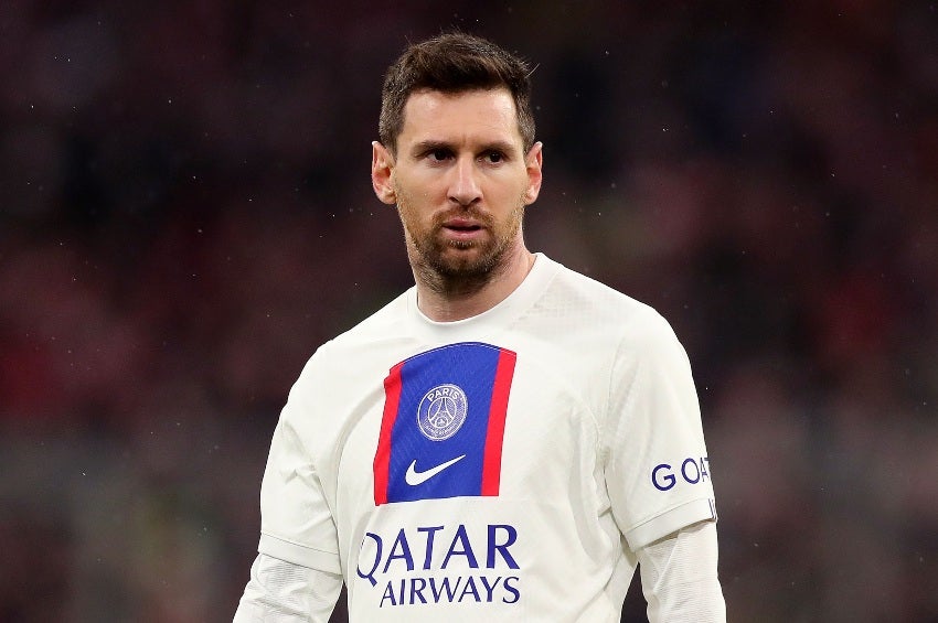 Messi en su paso por el PSG