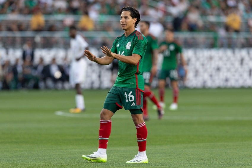 Diego Lainez en la Copa Oro