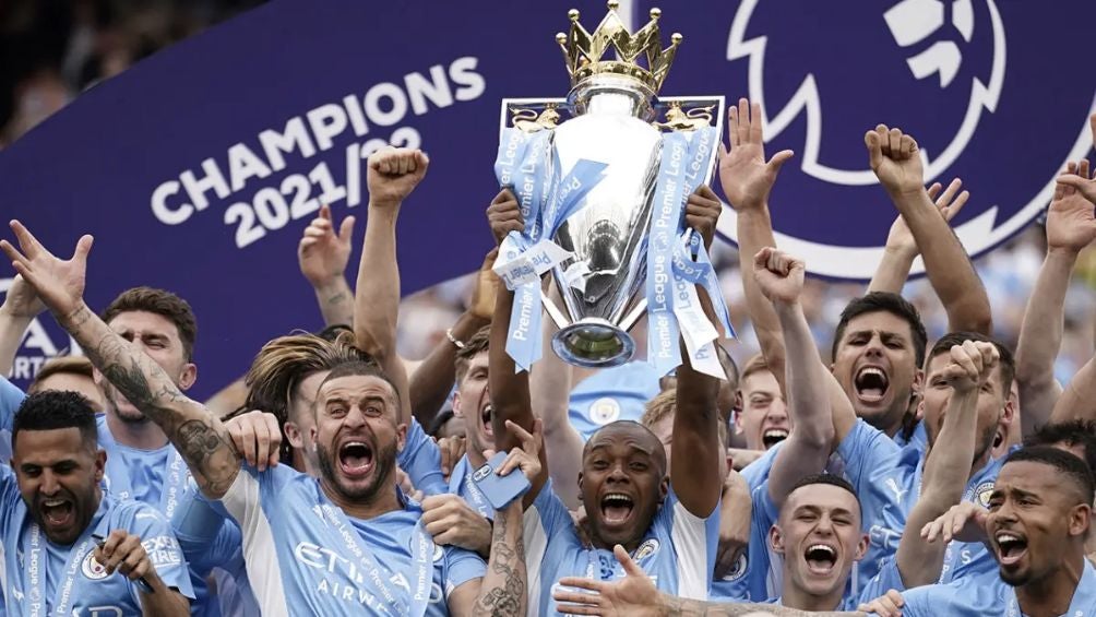 Manchester City celebra la Premier League