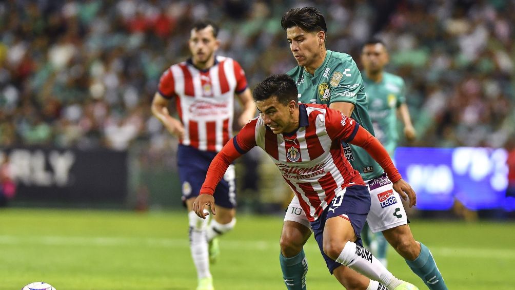 Fernando Beltrán en el partido ante León