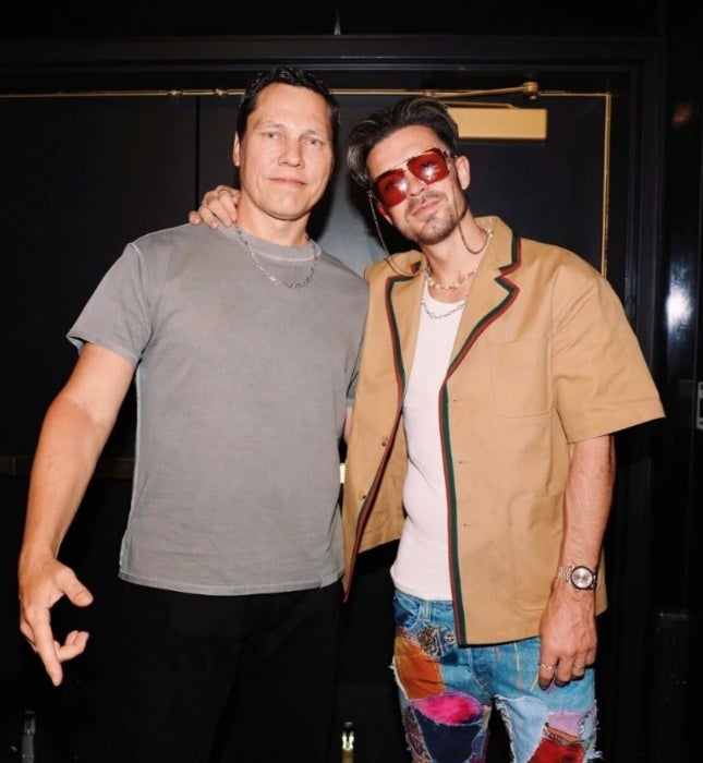 Grealish con DJ Tiesto