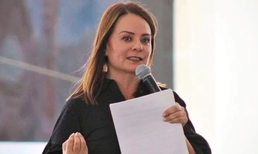 La senadora Nuvia Mayorga